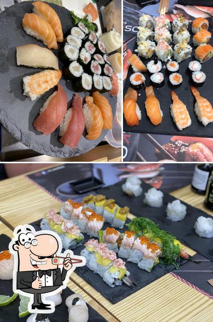 Prenditi le diverse opzioni di sushi