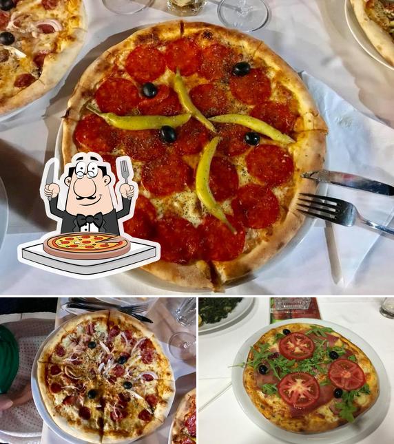 Scegli una pizza a Restaurant Pergola