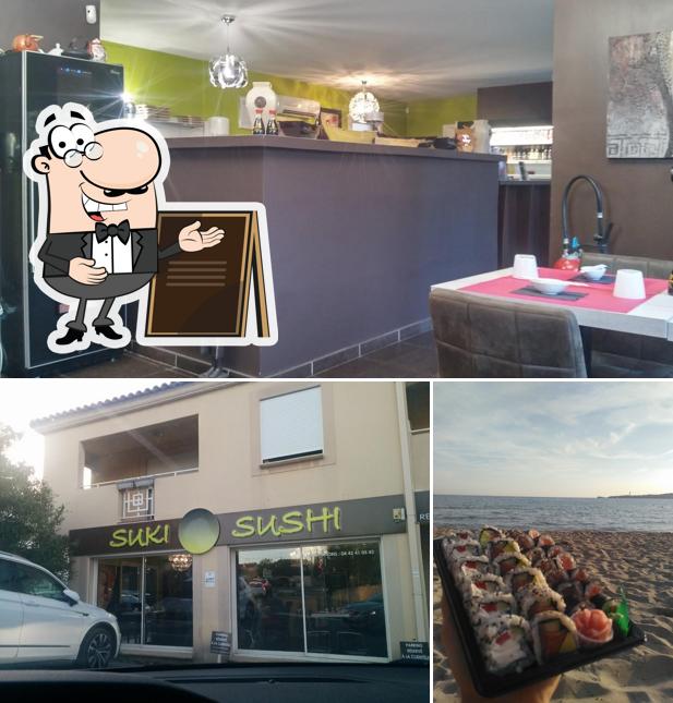 Suki Sushi se distingue par sa extérieur et intérieur