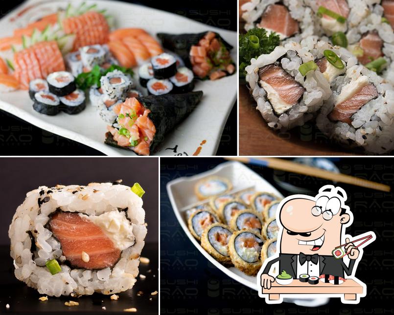 Experimente diversas opções de sushi