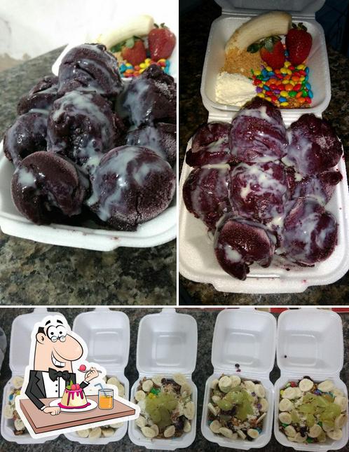 Açaí Em Casa oferece uma escolha de pratos doces