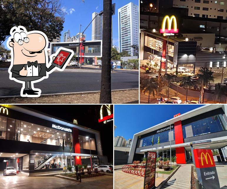 O exterior do McDonald’s