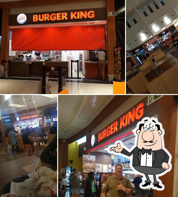 O interior do Burger King