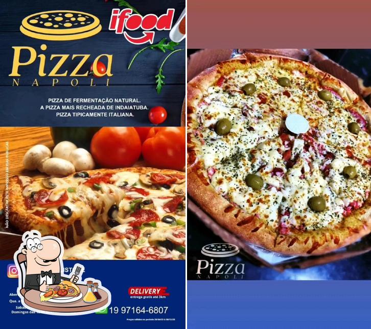 No Napoli Pizza, você pode provar pizza