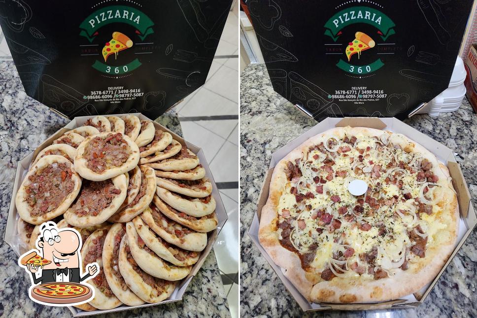 Peça pizza no Pizzaria 360