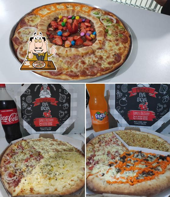 Experimente pizza no Pizza DA BOA