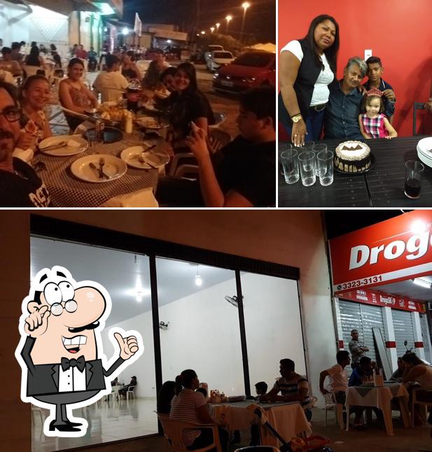 O interior do Pizzaria Feitiço