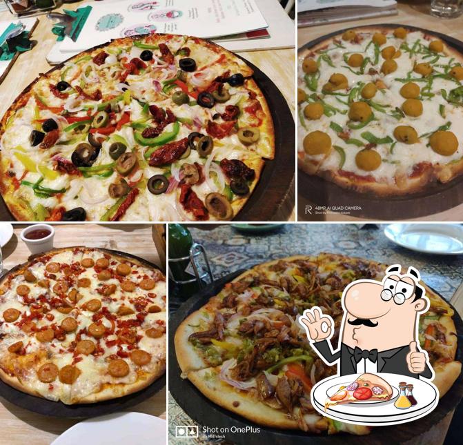 Try out various kinds of pizza