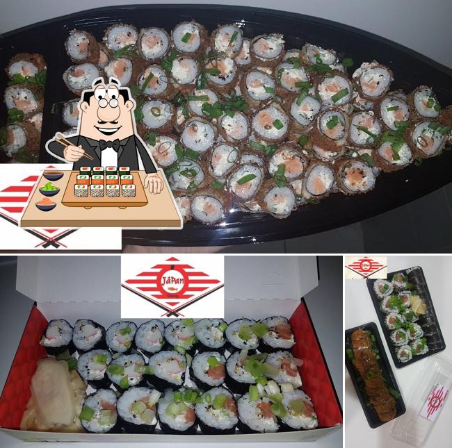 Peça diversas opções de sushi