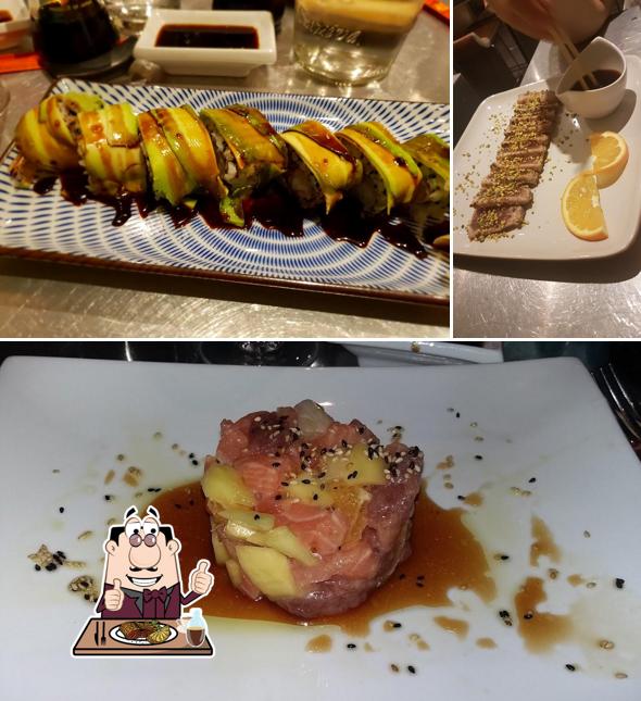 Ordina i un pasto a base di carne a Sushibar