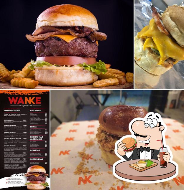 Experimente um hambúrguer no Wanke Burger House