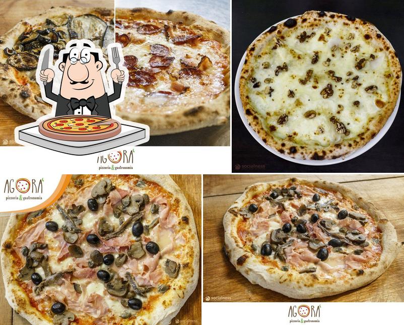 Essayez de nombreux types de pizzas