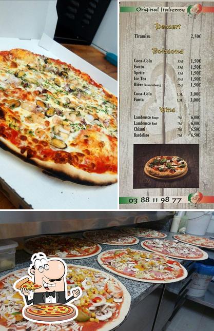 Essayez des pizzas à Pizza Bella Italia