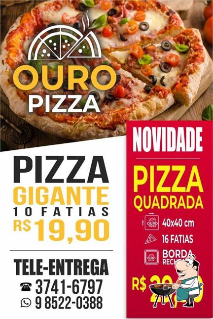 Here's a pic of Pizzaria Ouro Pizza