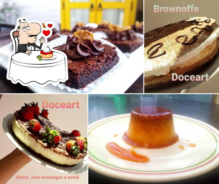 Doceart Confeitaria e Restaurante provê uma gama de sobremesas