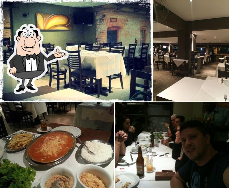 El interior de Rei do Filet Restaurante & Pizzaria