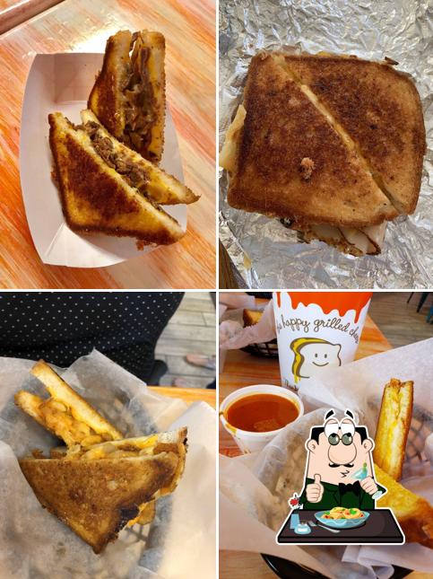 Food at The Happy Grilled Cheese