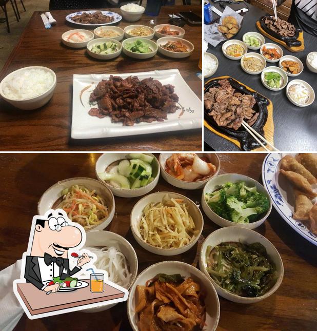 Food at Gangnam Style Korean BBQ