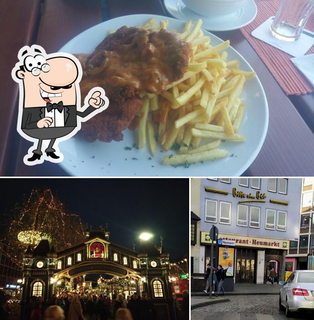 Voici l’image affichant la extérieur et frites sur Restaurant Heumarkt