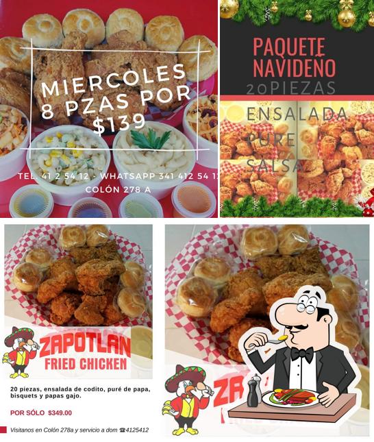 Platos en Zapotlán Fried Chicken