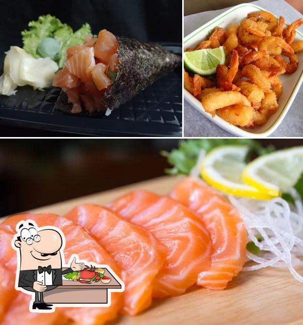 Experimente diversos pratos de frutos do mar disponíveis no Jappa In Box (Culinária Japonesa)