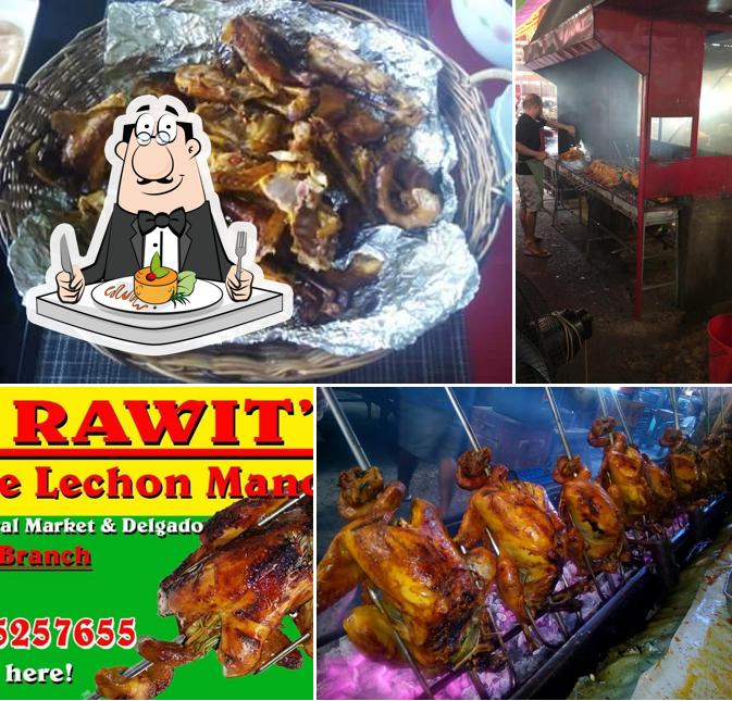 Food at Jr. Rawit's Native Chicken Lechon