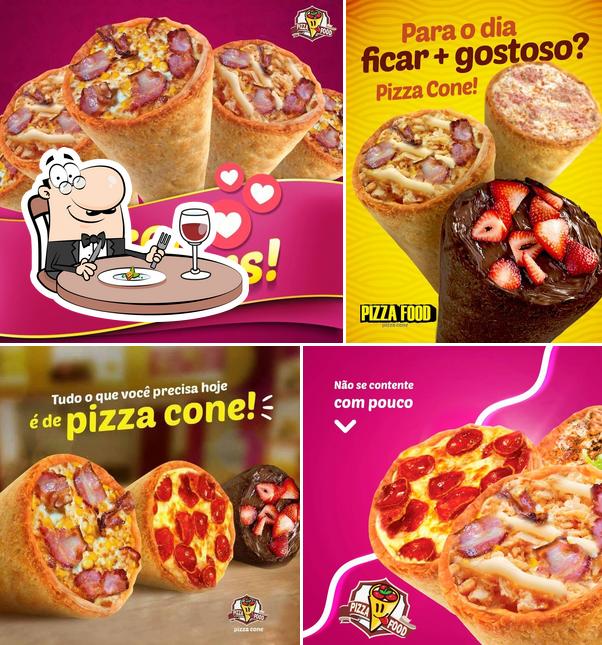 Comida em PIZZA FOOD - A PiZza No CONE