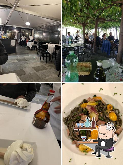 Gli interni di Trattoria Mercato