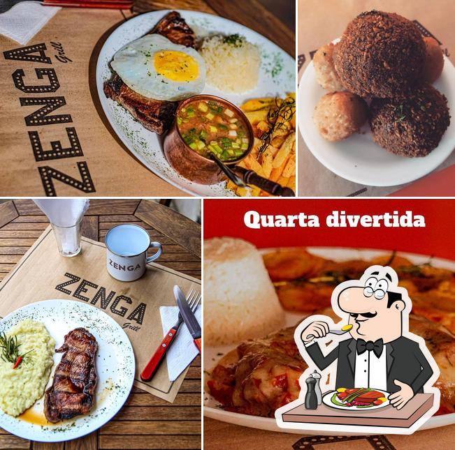 Comida em Zenga Grill