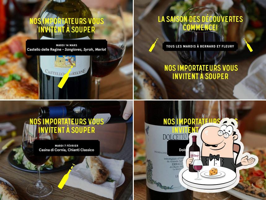 Il est fort sympathique de prendre un verre de vin à Pizzéria No 900