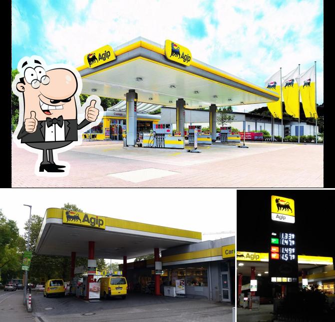 Here's a pic of Agip Service Station