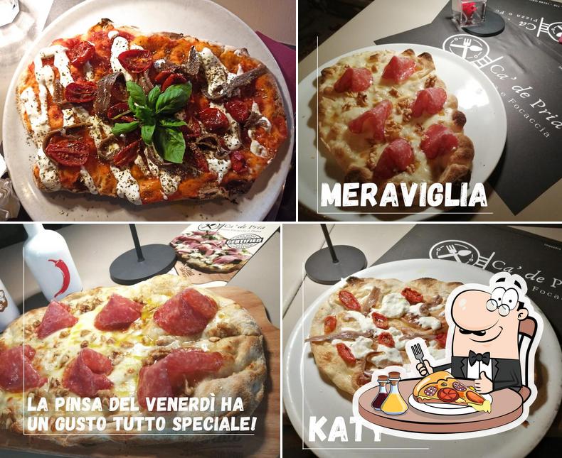 Ordina tra le svariate varianti di pizza