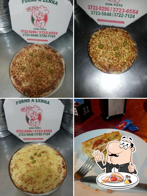 Escolha pizza no Pizzaria Forno a Lenha