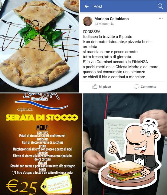 Ordina un panino a L'Odissea - Ristomare-Pizzeria