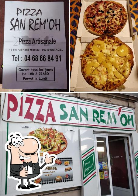 See this picture of Pizza San Rem'Oh