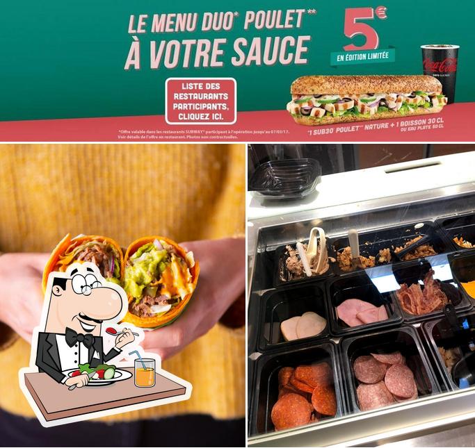 Nourriture à Subway