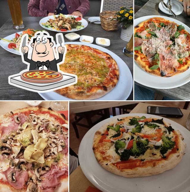 Pick pizza at Pizzeria-Trattoria Piccolino's Rossi e Amici