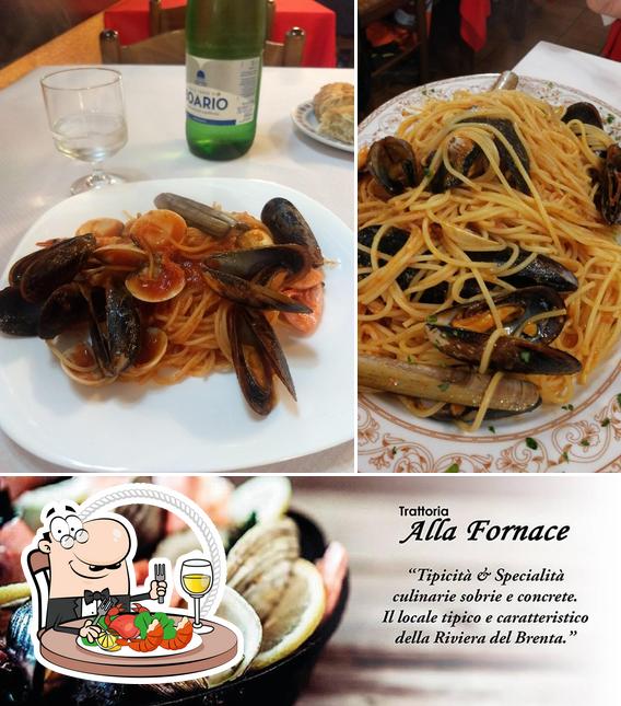 Get seafood at Alla Fornace