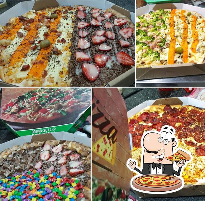 Experimente diferentes tipos de pizza