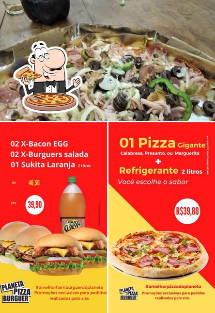 Consiga diversos estilos de pizza