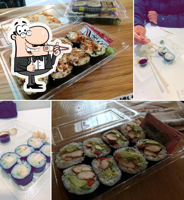 Sushi rolls are offered by St Pierres Sushi & Bento Bowl (Lambton Square)