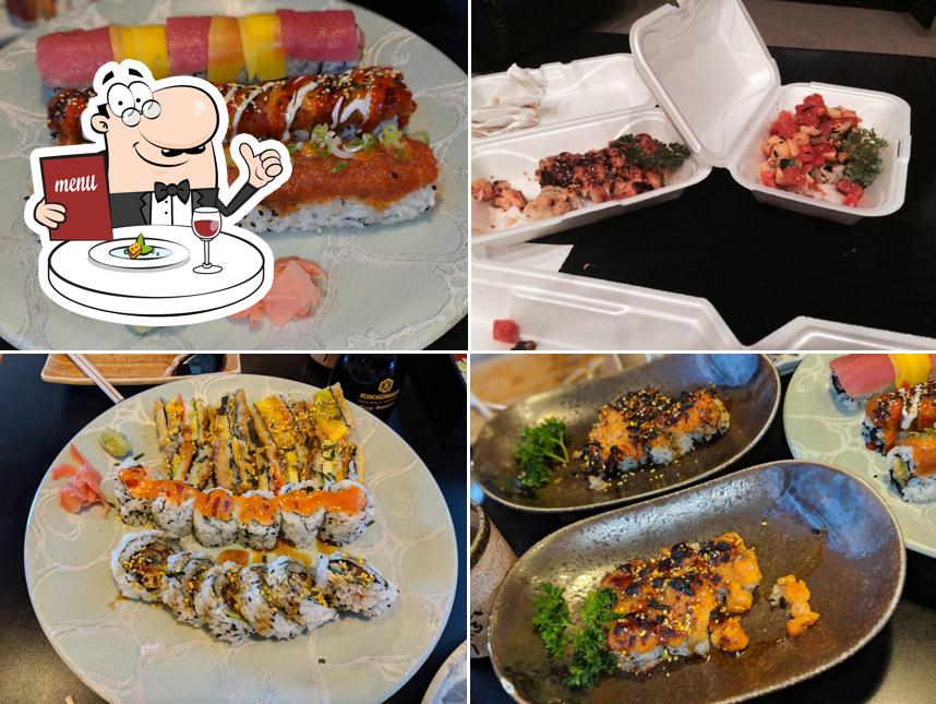 Meals at Sushi Café