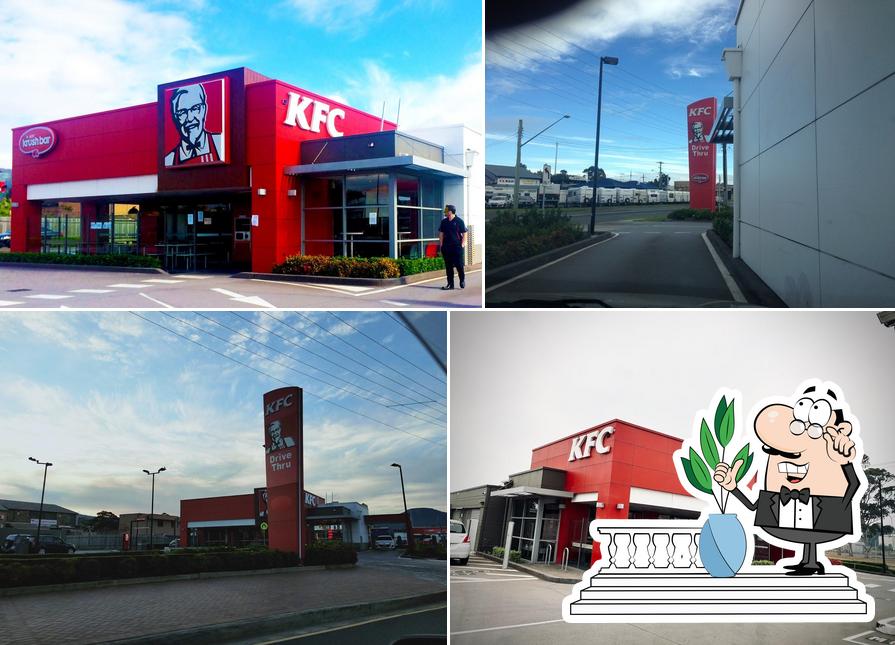 The exterior of KFC Unanderra