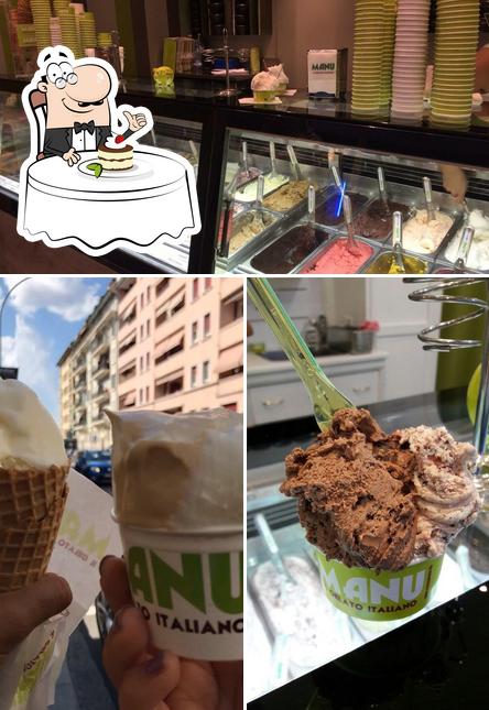 Manu Il Gelato Italiano offre un nombre de plats sucrés