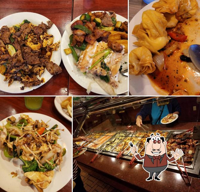 Food at Hibachi Grill Super Buffet