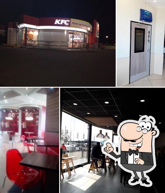 The interior of KFC Piet Retief Woodhill Mall