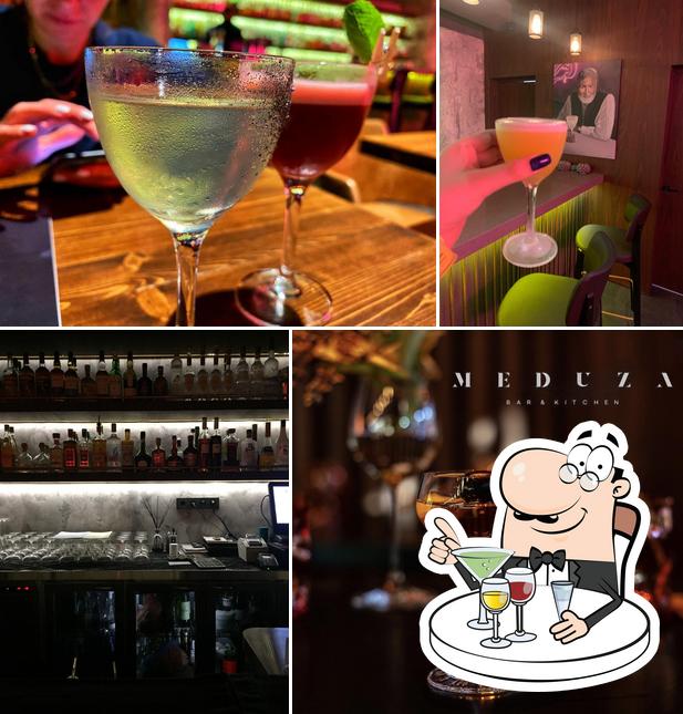 Meduza Bar sert des boissons alcoolisées