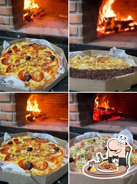 Escolha pizza no Pizzaria Nekos Passione