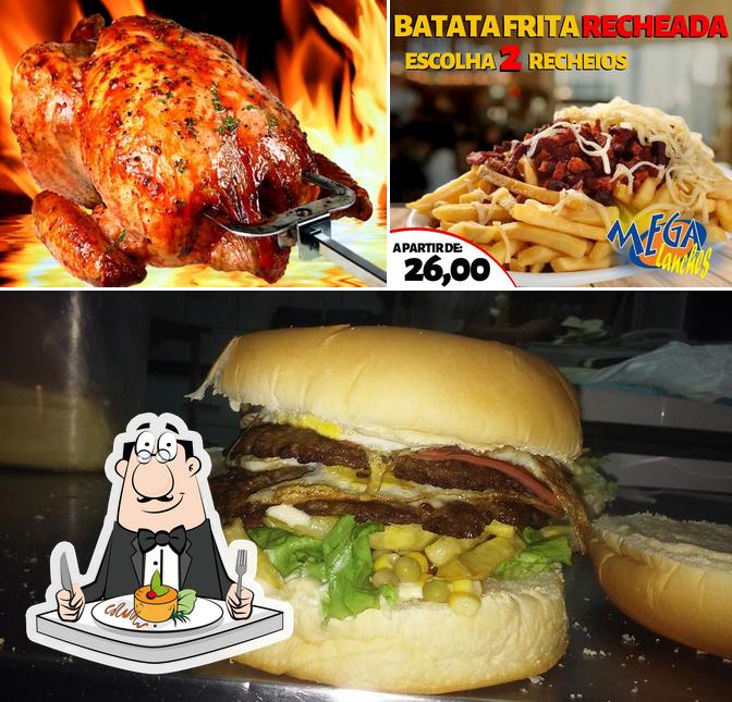 Comida em Mega Lanches