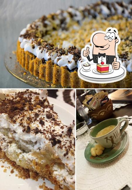 Закажите один из десертов в "Ponto Doce Brigaderia & Café Gourmet"